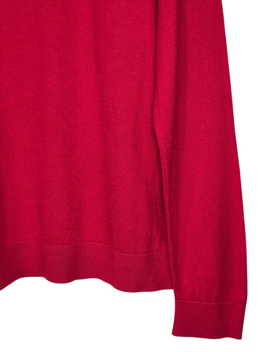 Talbots Red Black Scottie Dog Plaid Sweater Cashmere Blend Women’s XL - Picture 15 of 16